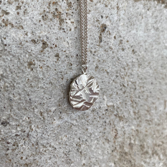 SILEX sterling silver medallion necklace IV