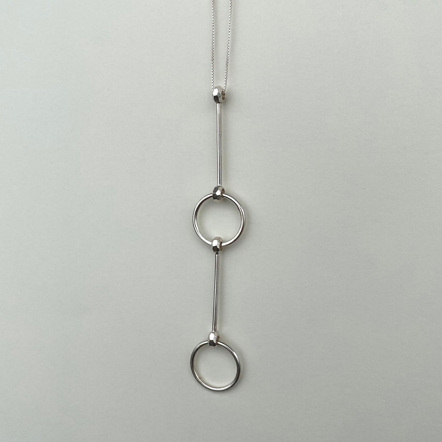 LITHOS sterling silver pendant necklace I