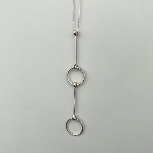LITHOS sterling silver pendant necklace I