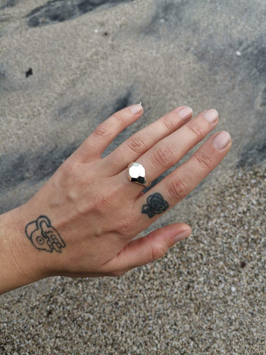 LITHOS sterling silver ring III