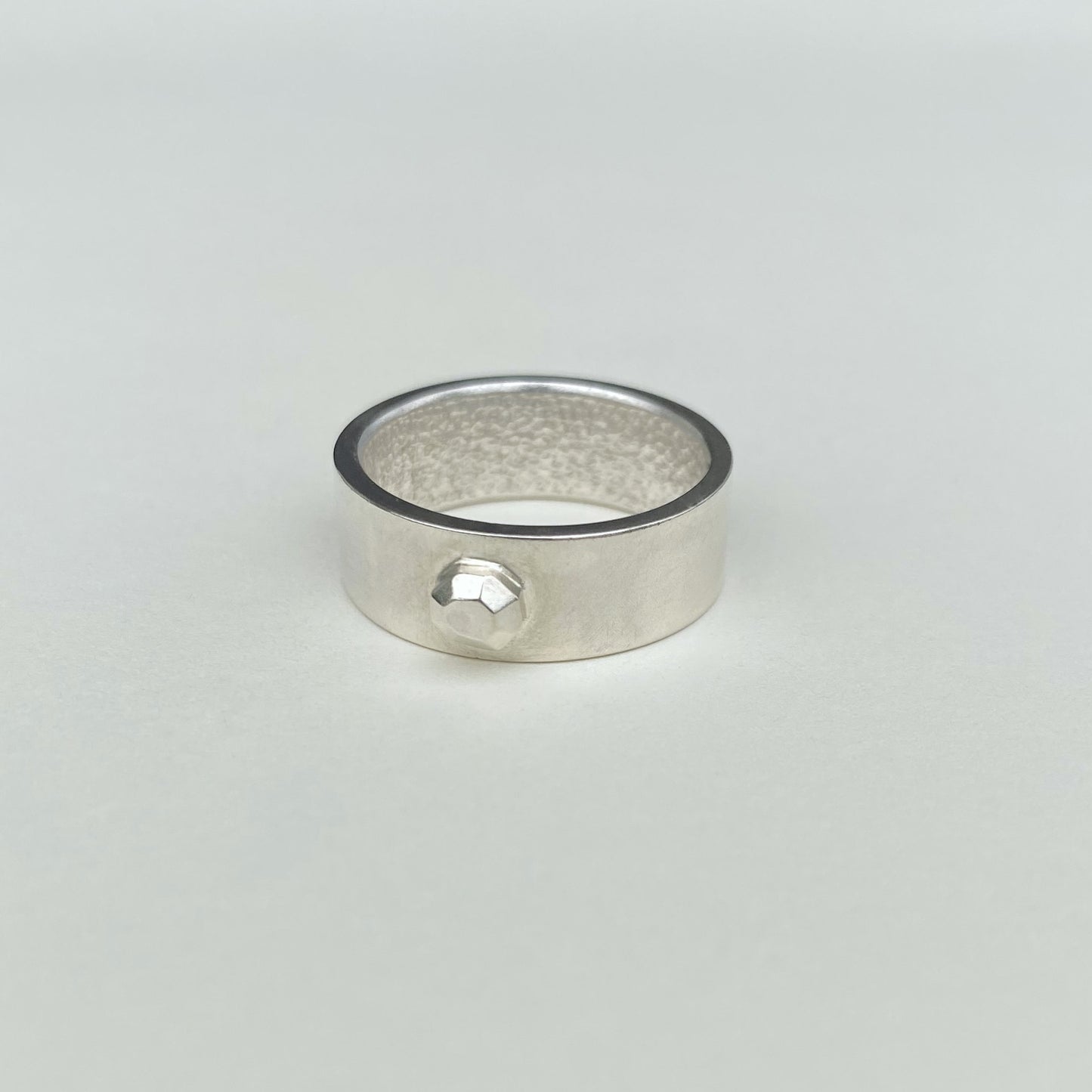 LITHOS sterling silver Alliance ring