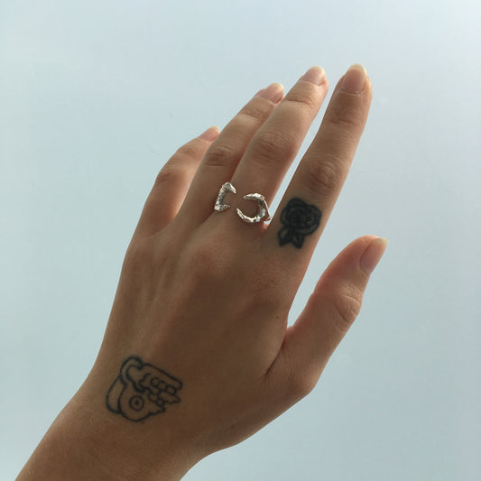 PERSEPHONE sterling silver ring III