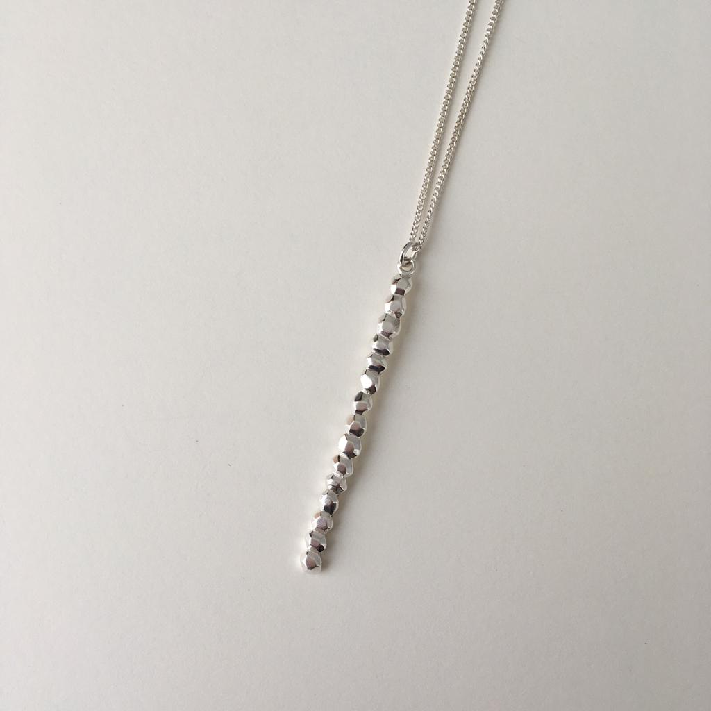 LITHOS sterling silver pendant necklace IV