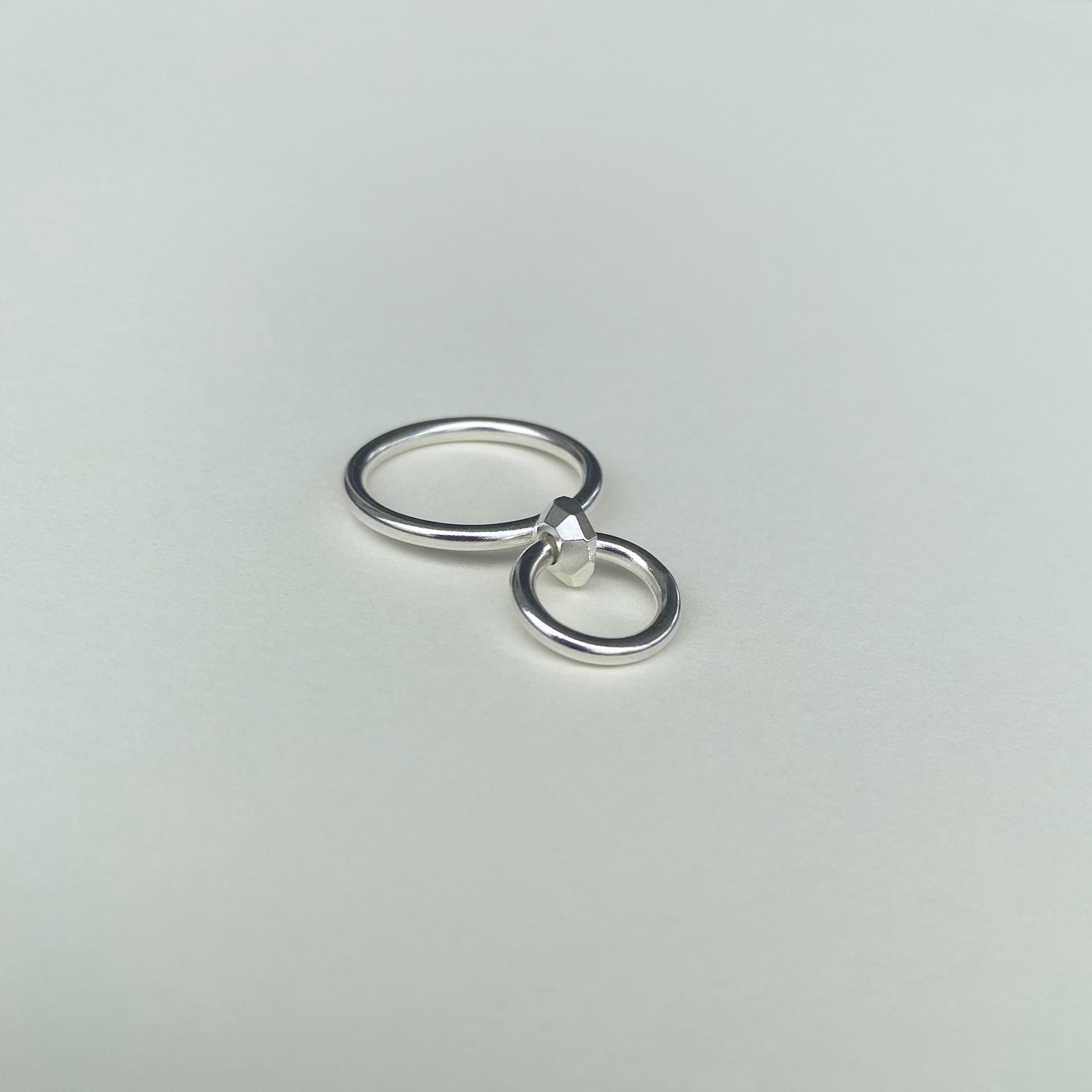 LITHOS sterling silver ring VI