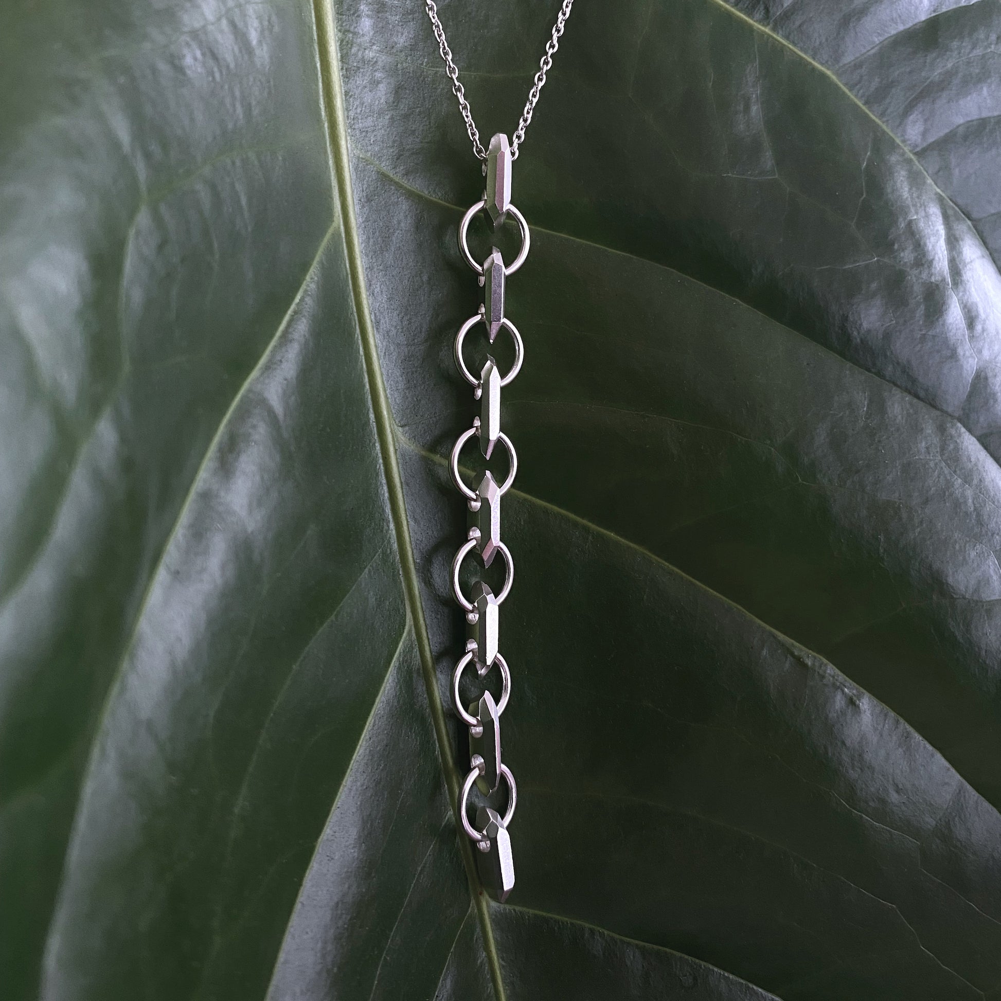 QUARTZ sterling silver necklace III